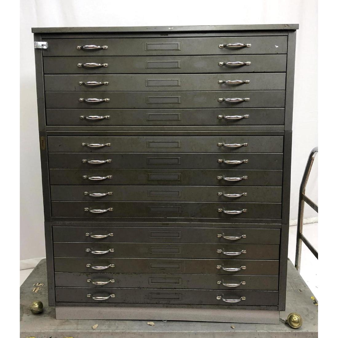 3pc Stacking Industrial Metal Map Print Cabinet Feb 19 2019