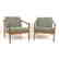 Pr FOLKE OHLSSON Danish Modern Teak Lounge Chairs - 3