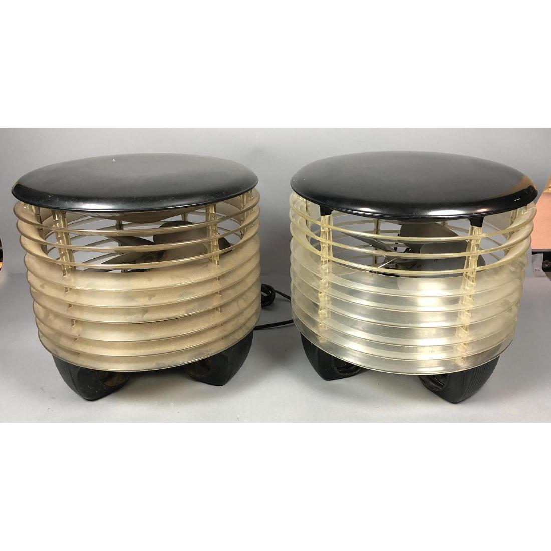 TWO Mid Century AIRFLIGHT Floor Model Fans. Clear (1 of 11)