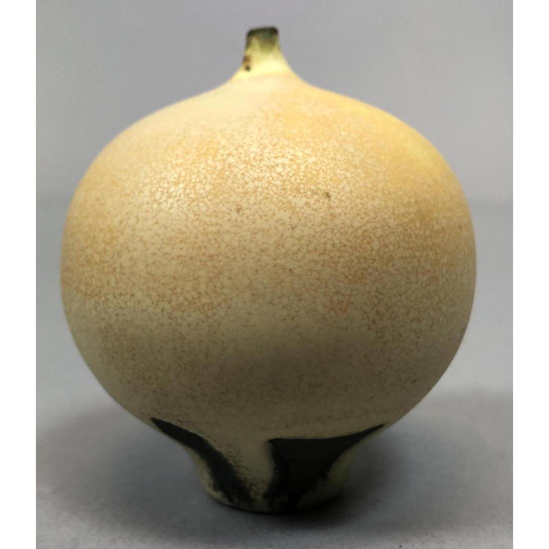 ROSE CABAT Onion Skin Glaze 'Feelie' Vase Pot. Sm (1 of 4)