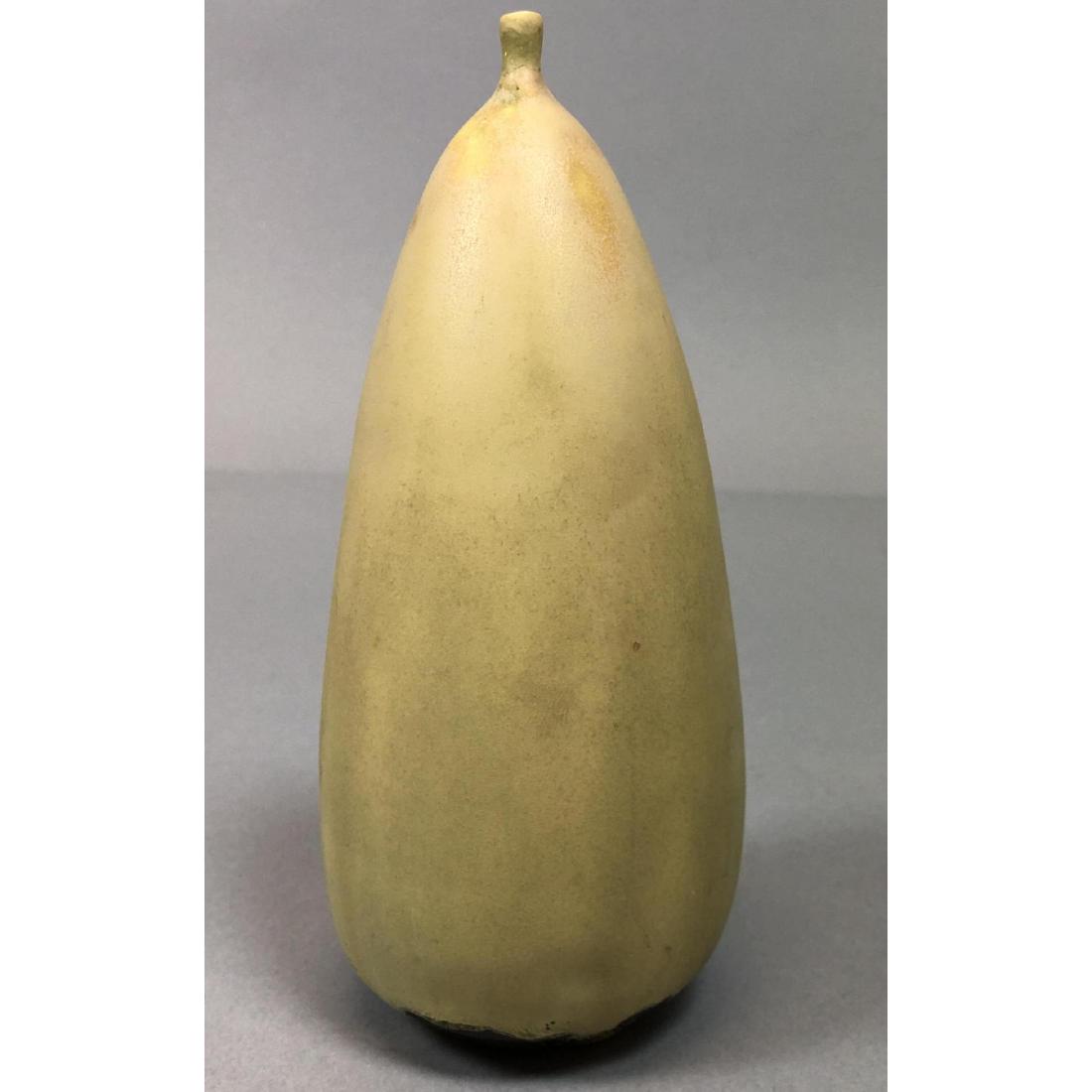 ROSE CABAT 7.5" Tall Gold Glaze 'Feelie' Vase Pot (1 of 6)
