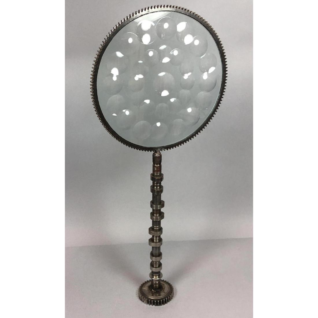 Industrial Glass Panel Magiscope Table Sculpture. (1 of 7)