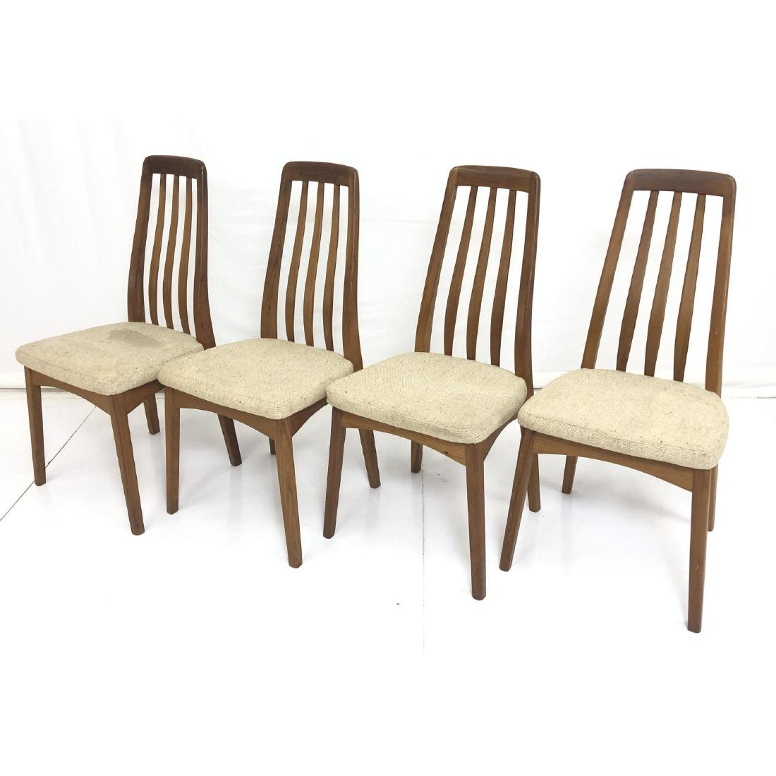 Set 4 KOFOED Danish Modern Teak Dining Chairs. Ta (1 of 9)