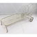 Antique Off White Iron Chaise Lounge. Decorative