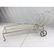 Antique Off White Iron Chaise Lounge. Decorative - 2