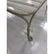 Antique Off White Iron Chaise Lounge. Decorative - 6