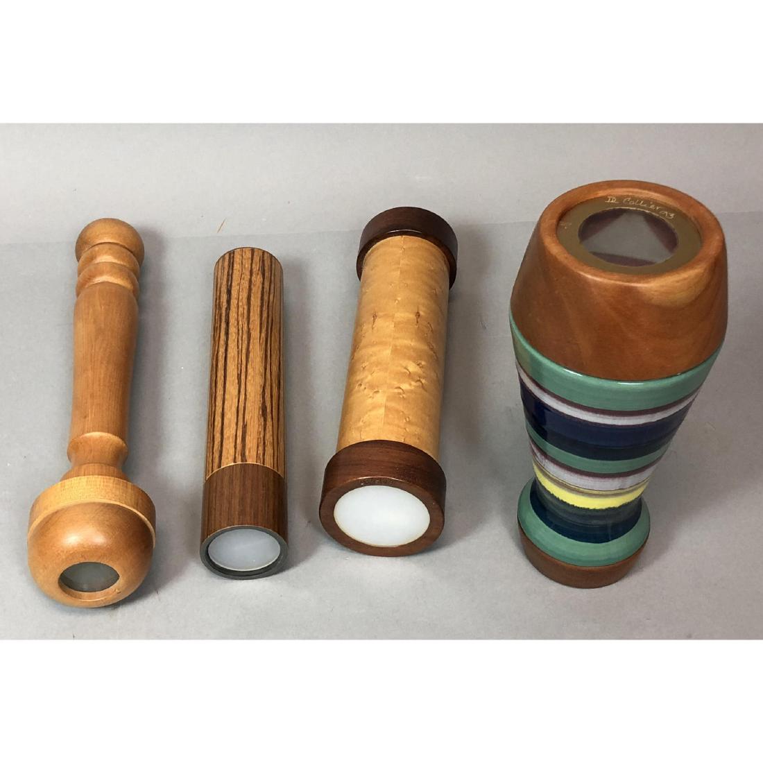 Lot 4 Vintage Handmade Artisan Wood Kaleidoscopes (1 of 11)