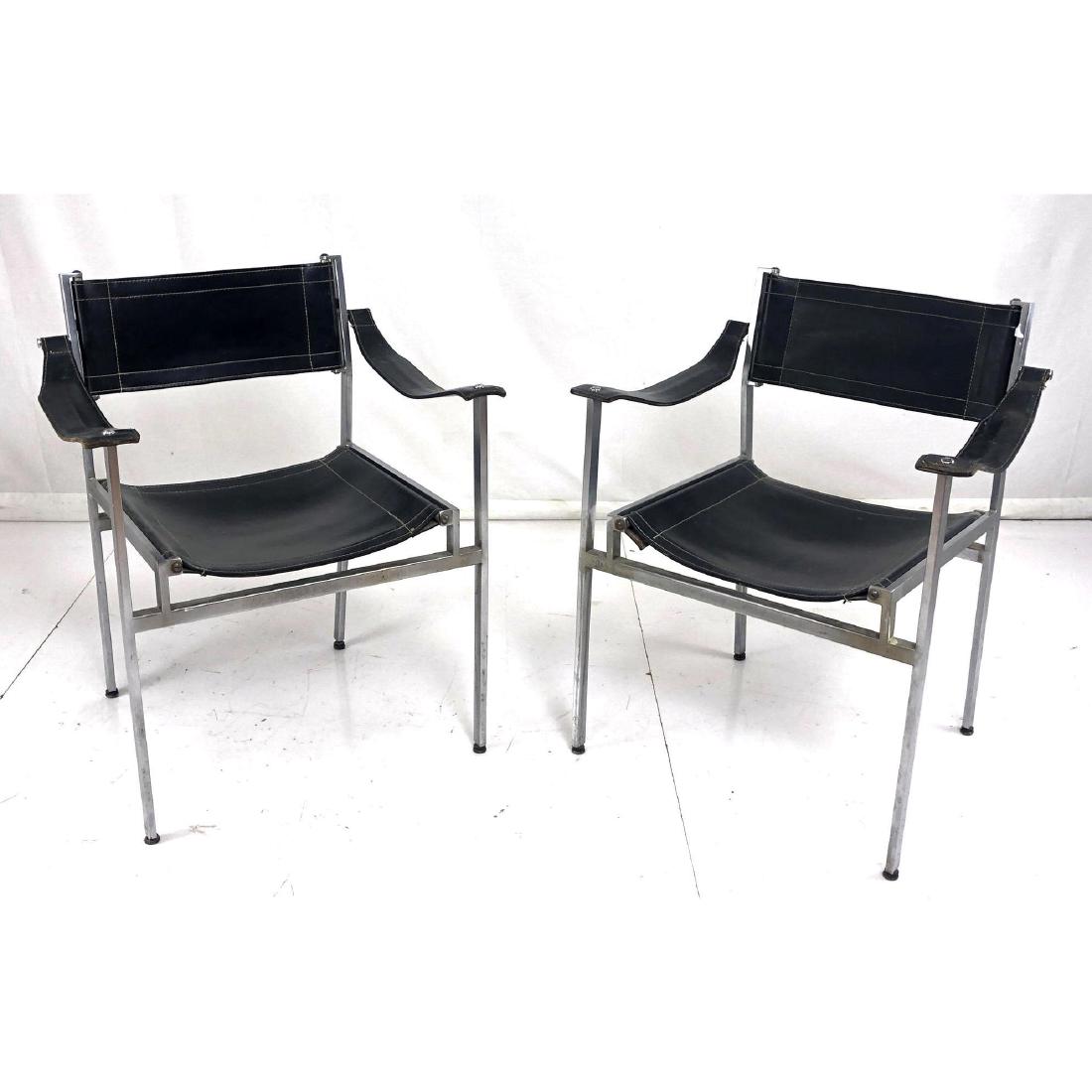 Pr Mid Century Modern Steel Framed Safari Directo (1 of 10)