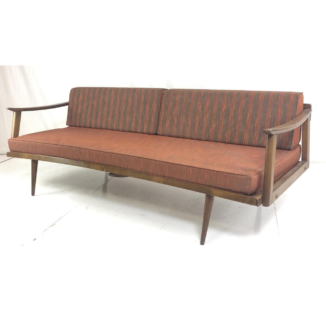 Mid Century Modern Walnut Day Bed w Peg Legs. Slo (1 of 9)