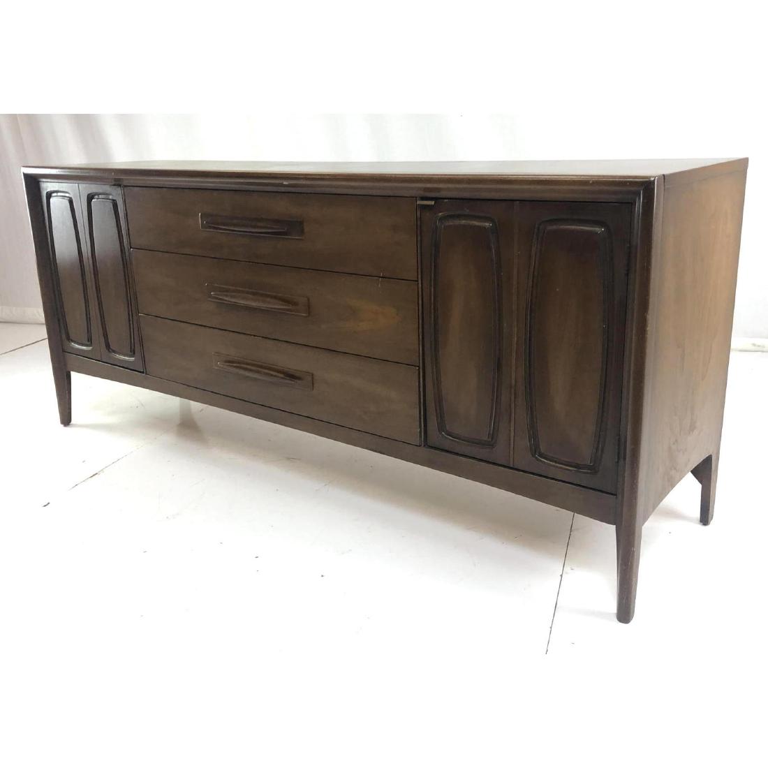 American Modern Walnut BROYHILL PREMIERE Credenza (1 of 8)