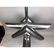 Mid Century Modern Chrome Tubular Design Chandeli - 2