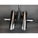 Mid Century Modern Chrome Tubular Design Chandeli - 3