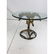 Pr Arthur Court Gilt Metal Lily Side Tables. Figu - 2