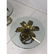 Pr Arthur Court Gilt Metal Lily Side Tables. Figu - 5