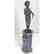 2 piece Outdoor Garden Sculpture & Pedestal. Zinc