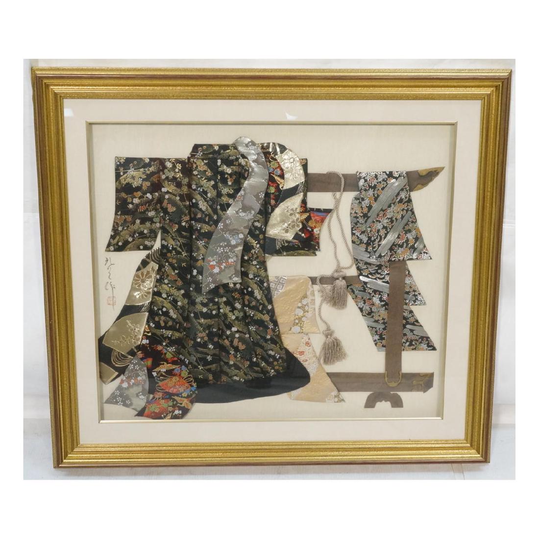 REIKO NAKAGAWA Assembled Japanese Textile Collage (1 of 7)