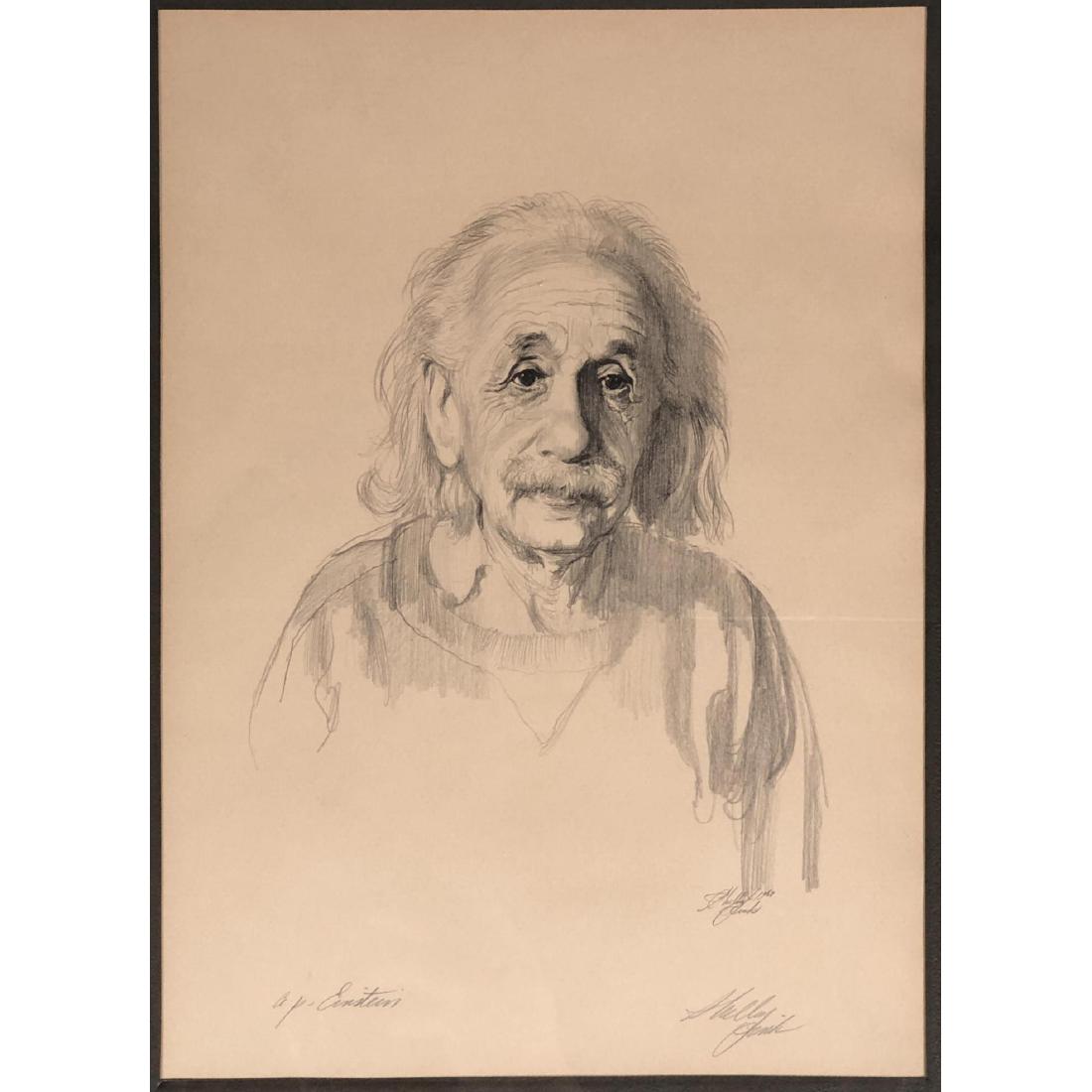 SHELLEY FINK Portrait Print of Albert Einstein. S (1 of 9)