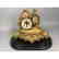 PH MOUREY Gilt Bronze Figural Table Mantle Clock. - 3