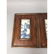 Set 3 Wood Framed Painted Ceramic Tile Plaques. V - 2