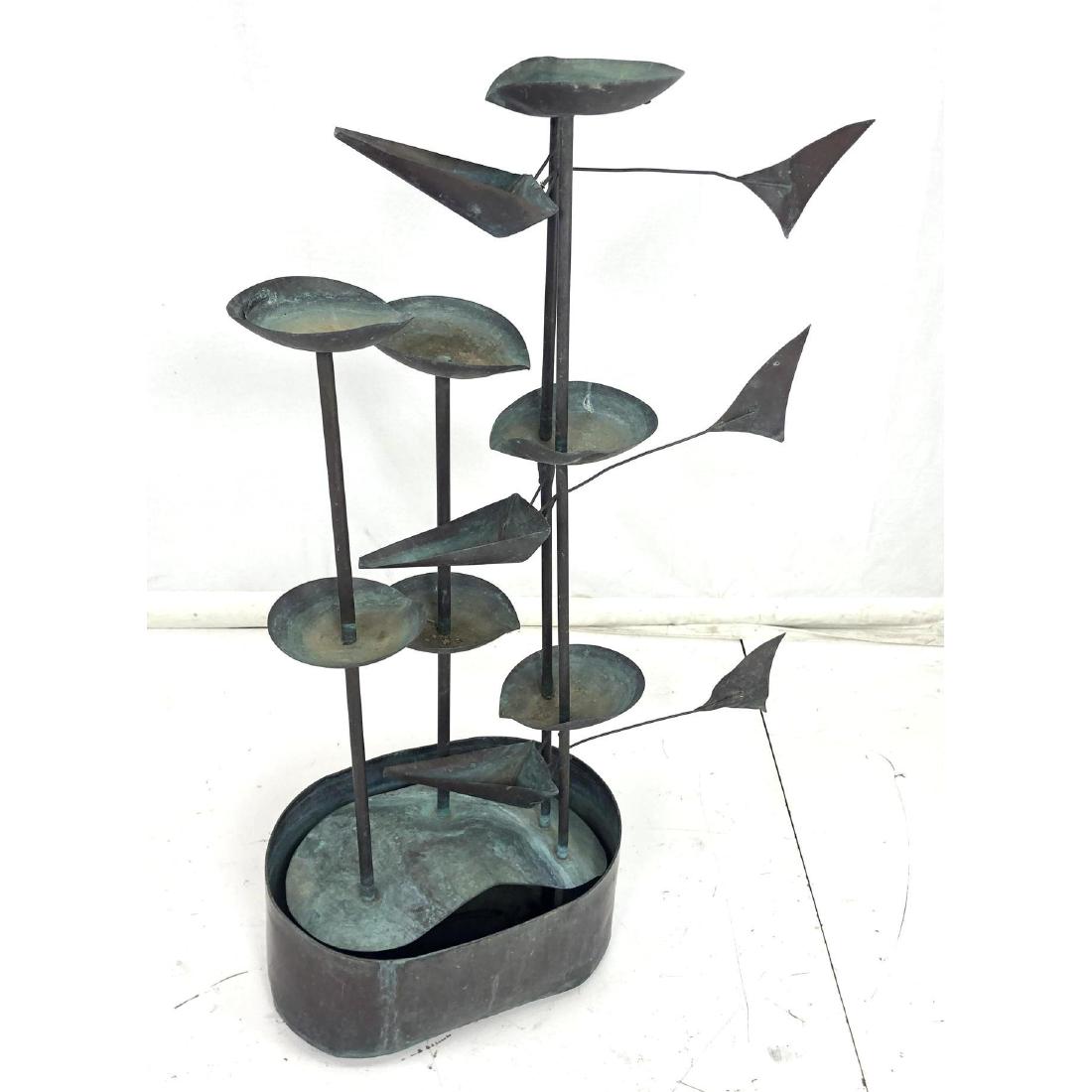 Multi Tier Copper Fountain with movable parts.  G (1 of 8)