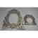 2pc Continental Silver Picture Frames. 1) Heraldi