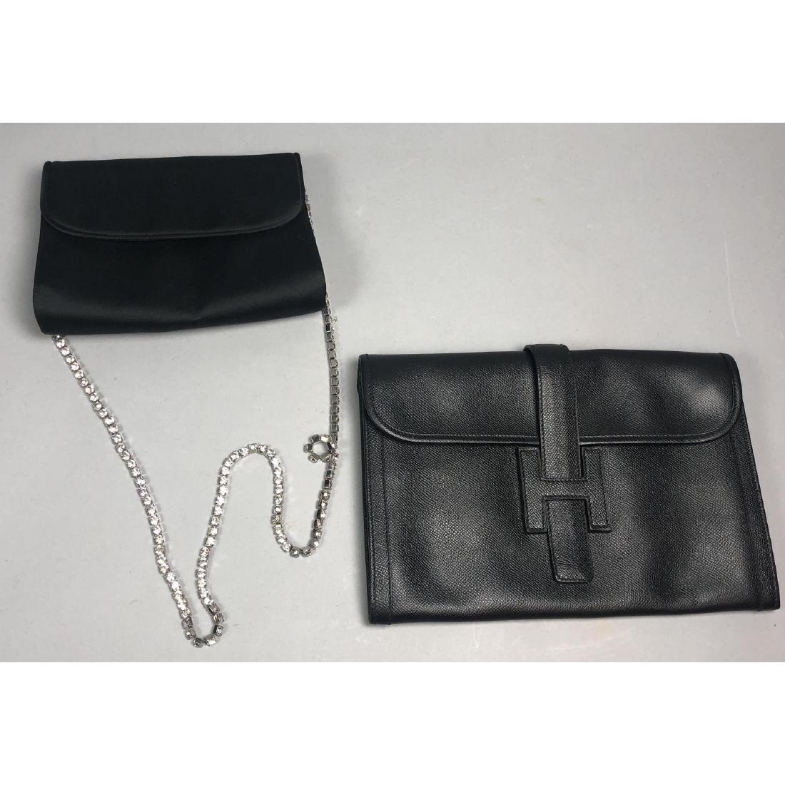 2pc Black Designer Handbag Purse Lot. GIVENCHY pe (1 of 10)