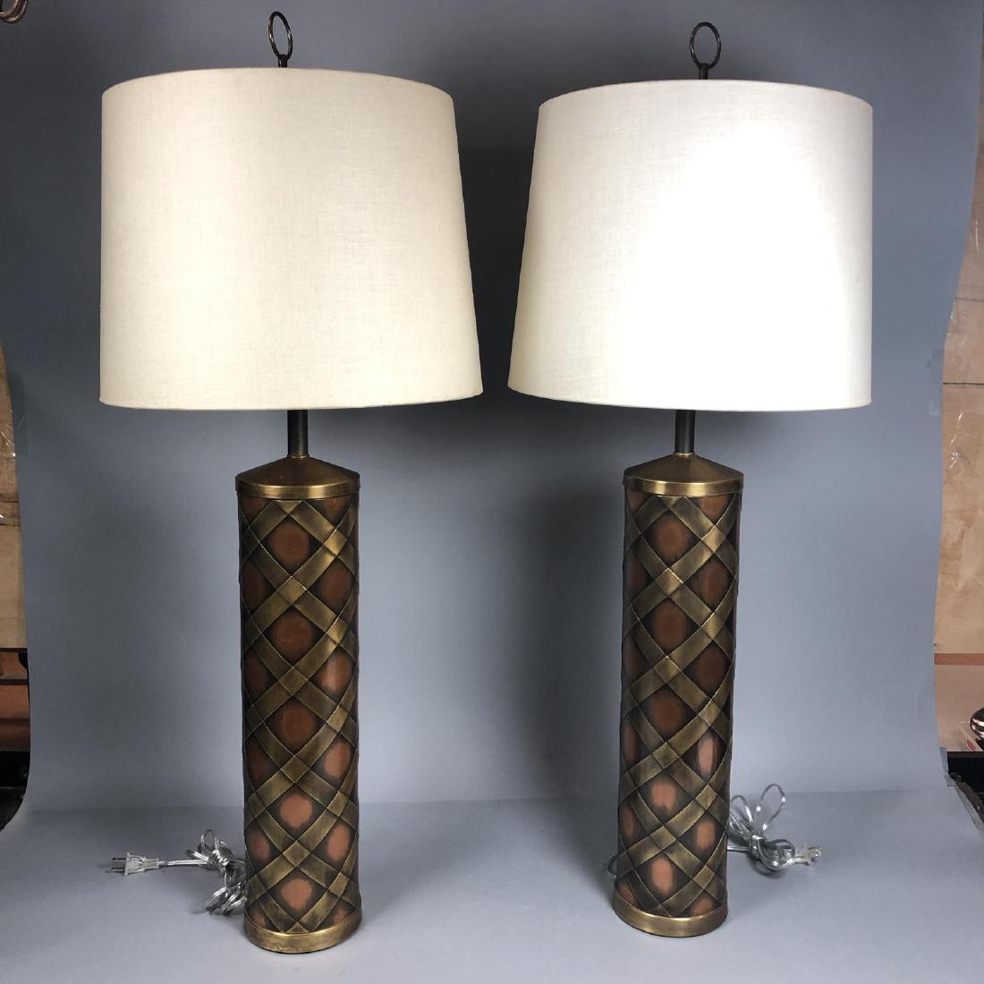 Pr Tommi Parzinger style Modernist Table Lamps. C (1 of 11)
