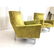 Pr JENS RISOM Modernist Lounge Chairs. Rare metal - 4