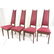 Set 4 KUBUS Danish Modern Tall Teak Dining Chairs