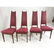 Set 4 KUBUS Danish Modern Tall Teak Dining Chairs - 2