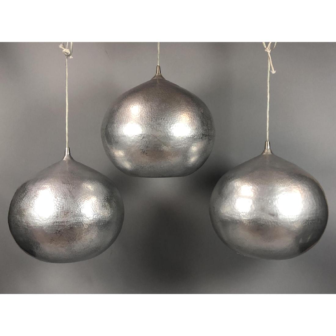 Set 3 HERMAN MILLER Hanging Pendant Lamps. Hammer (1 of 12)