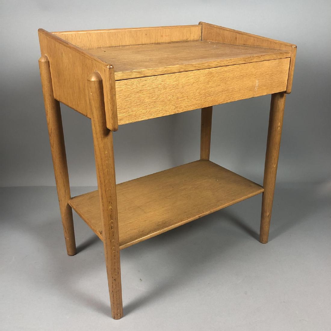 BORGE MOGENSEN Blond Wood Night Stand Side Table. (1 of 12)