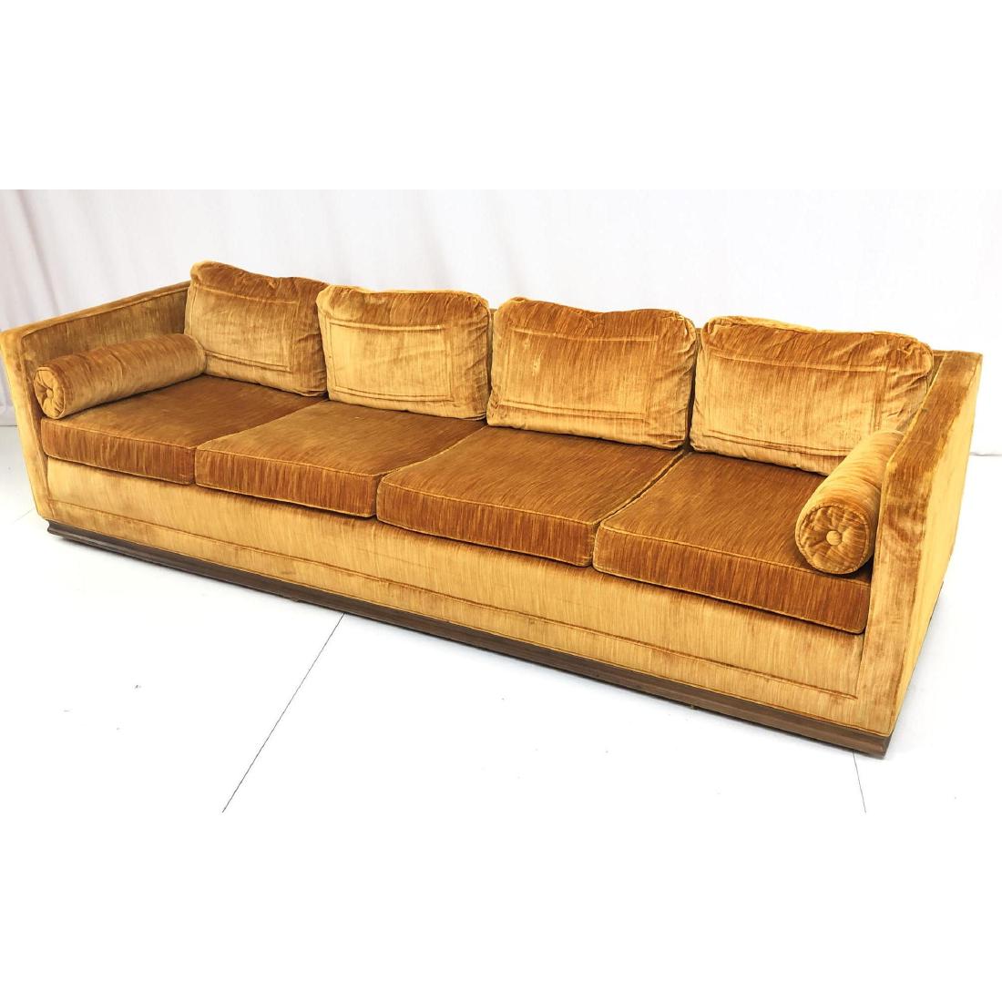 Modernist Horizontal Profile Walnut Frame Sofa. F (1 of 12)