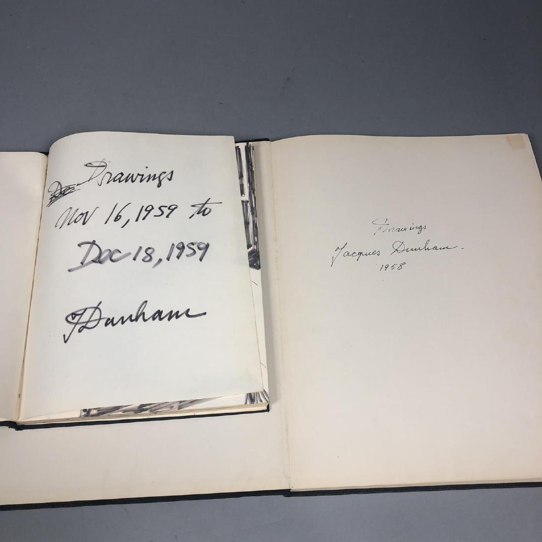 2 Jacques Dunham Drawings Sketchbooks. Pen and in (1 of 12)