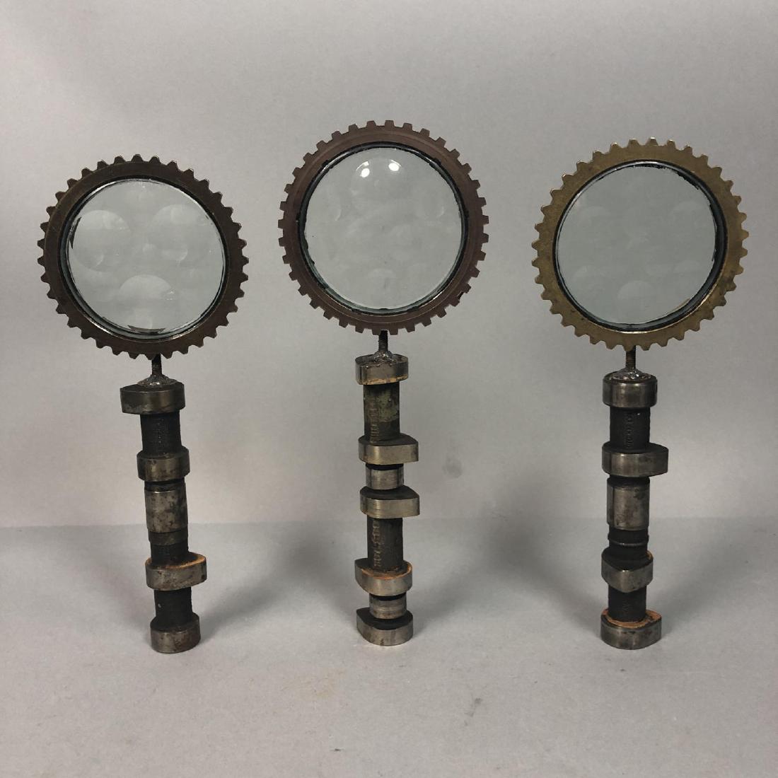 Set 3 Industrial Magiscope Small Table Sculptures (1 of 8)