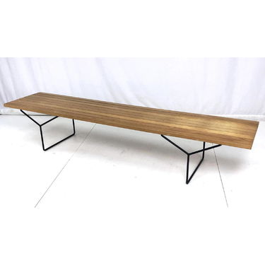 Long Vintage Knoll By Harry Bertoia Slat Bench I May 21 2019
