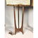 Pr MODELINE Walnut Brass Tall Table Lamps. 3 scul - 2
