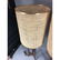 Pr MODELINE Walnut Brass Tall Table Lamps. 3 scul - 6