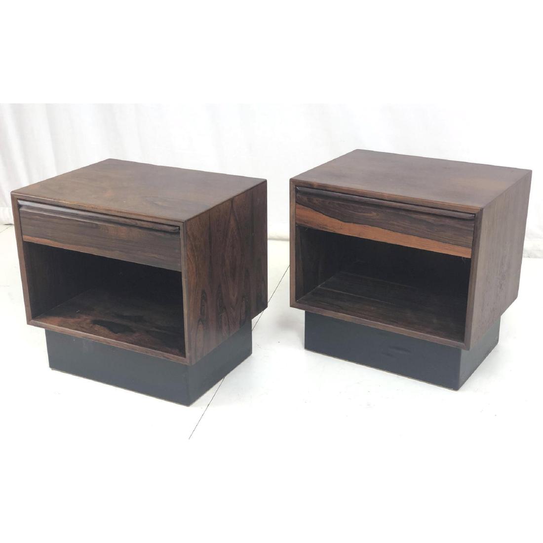 Pr WESTNOFA Danish Modern Rosewood Night Stands. (1 of 12)