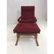 2pc WESTNOFA Modern Teak Lounge Chair & Ottoman. - 7