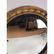 Lg Gilt Carved Wood Decorator Round Mirror. 6" wi - 3