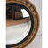 Lg Gilt Carved Wood Decorator Round Mirror. 6" wi - 4
