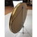 Lg Gilt Carved Wood Decorator Round Mirror. 6" wi - 7