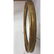 Lg Gilt Carved Wood Decorator Round Mirror. 6" wi - 8