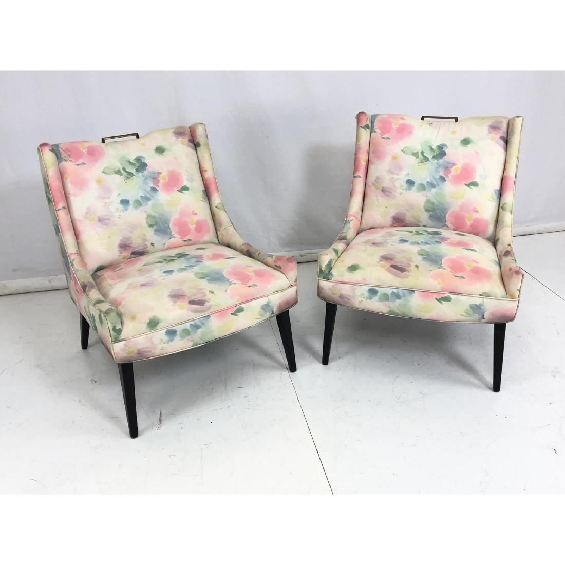 Pr Harvey Probber Style Lounge Chairs. Sloped sid (1 of 16)