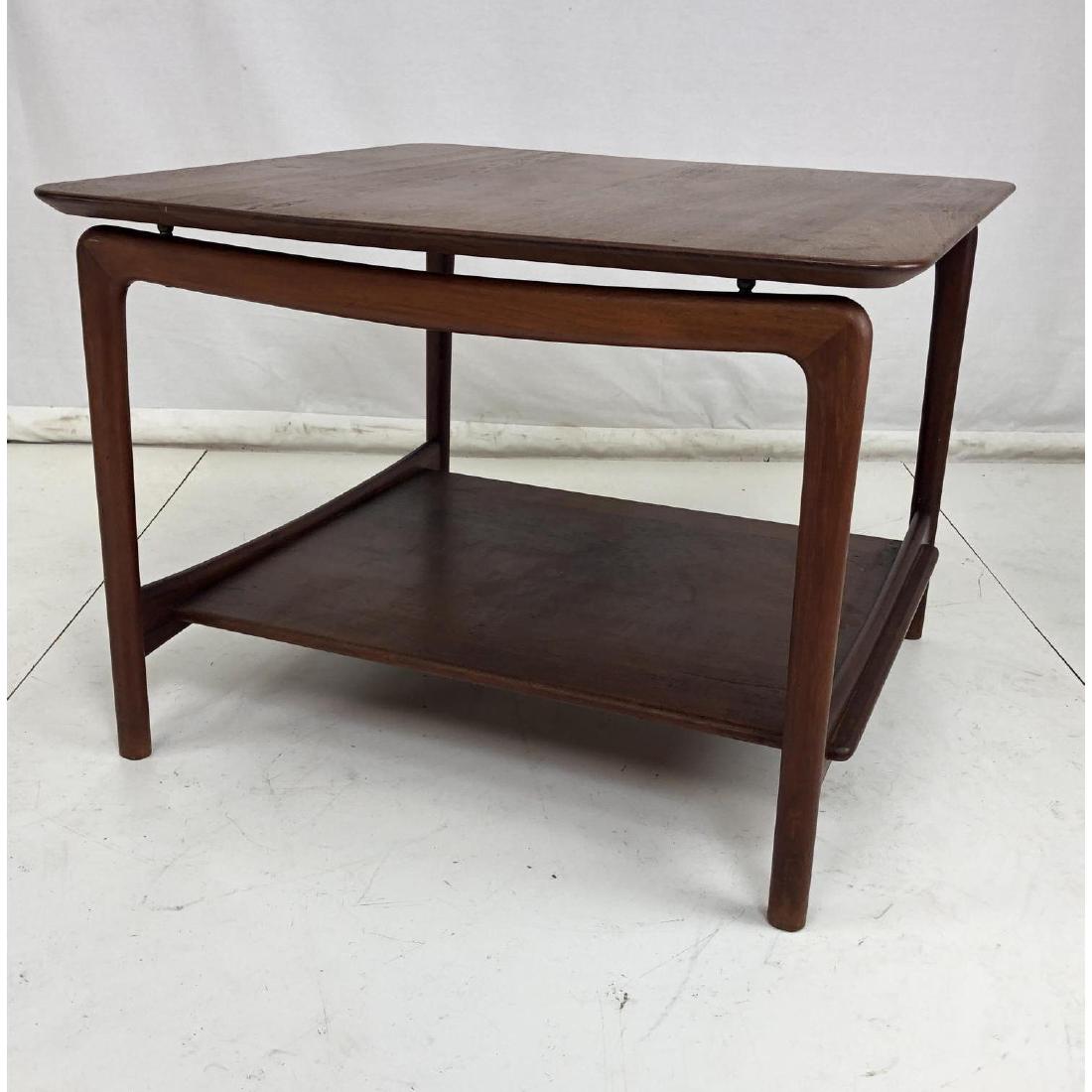 PETER HVIDT Danish Modern Square Side Table. Beve (1 of 10)