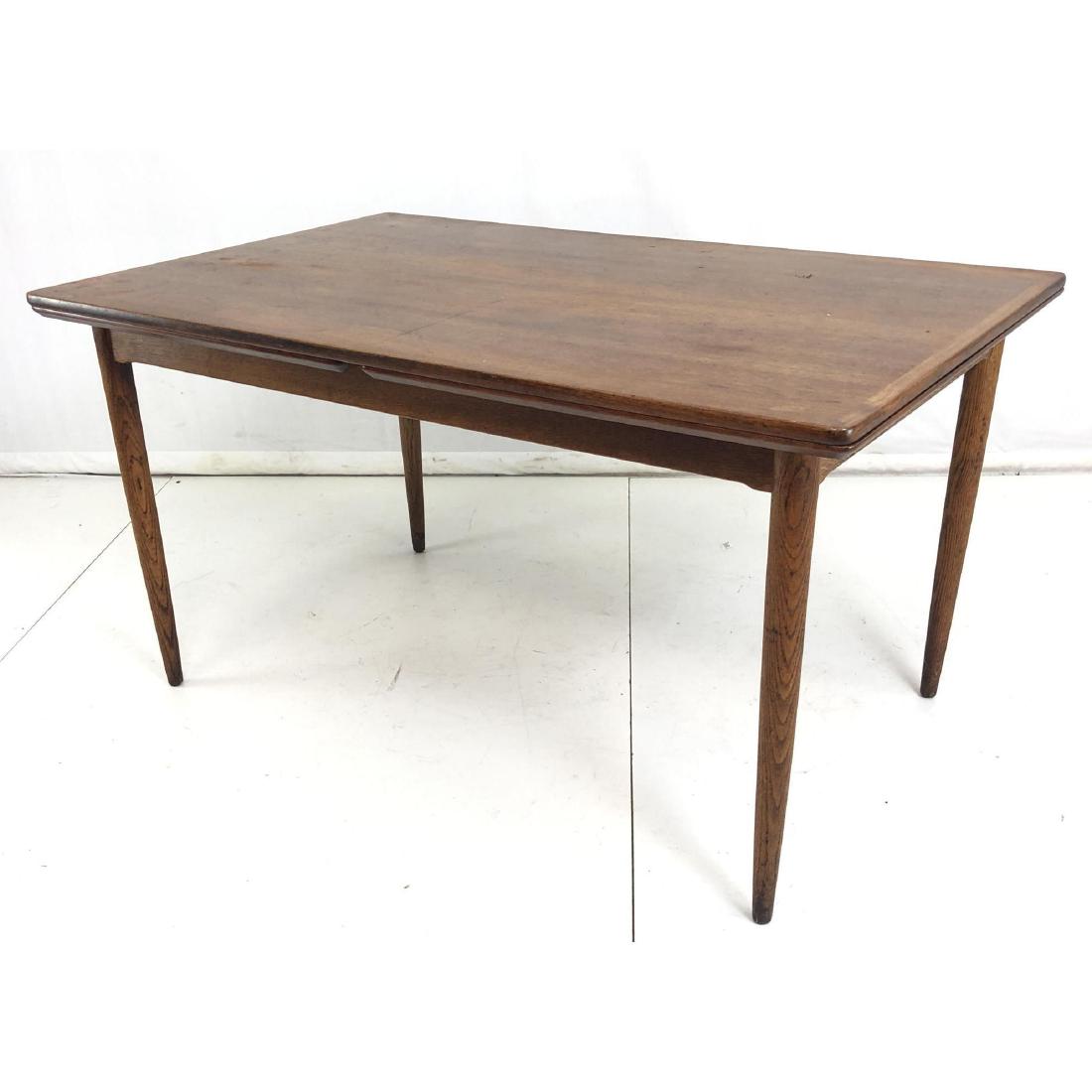 Danish Modern Walnut Refractory Dining Table. Two (1 of 14)