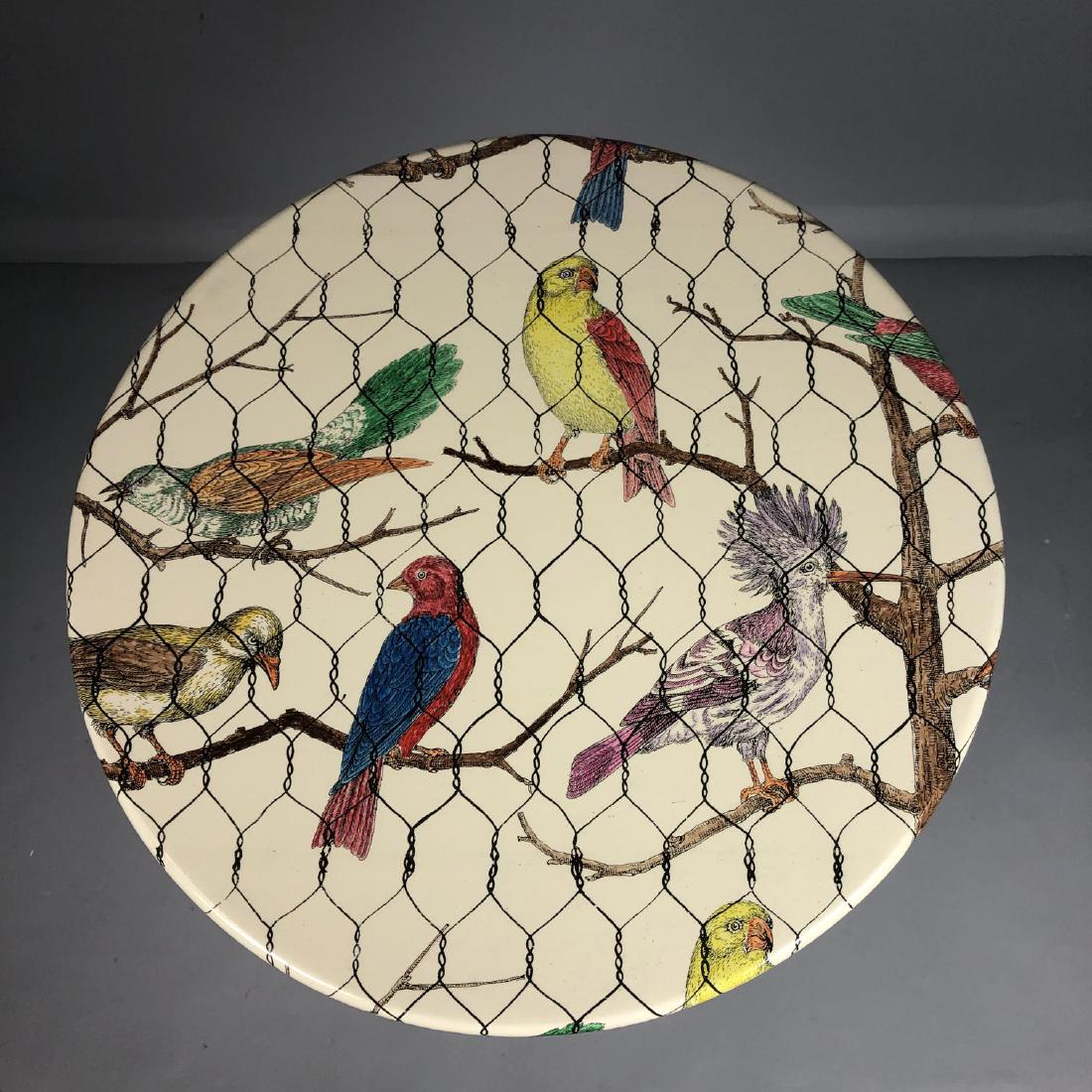 Contemporary PIERO FORNASETTI  Side Table. Graphi (1 of 6)