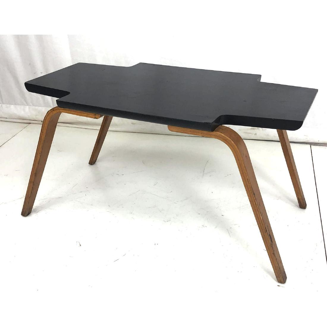 Aalto style Molded Plywood End Side Table. Lamina (1 of 11)