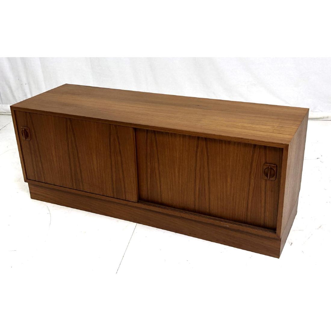 Danish Modern Teak Low Credenza Small Cabinet. Sl (1 of 12)